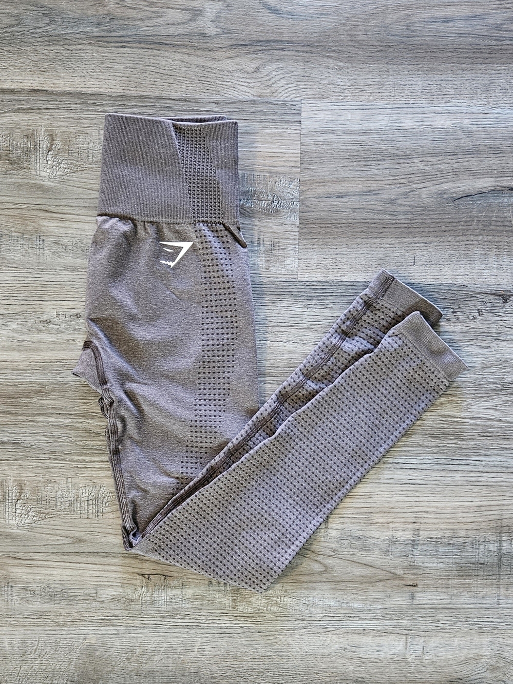 Gymshark Vital Seamless Brown Marl Leggings
